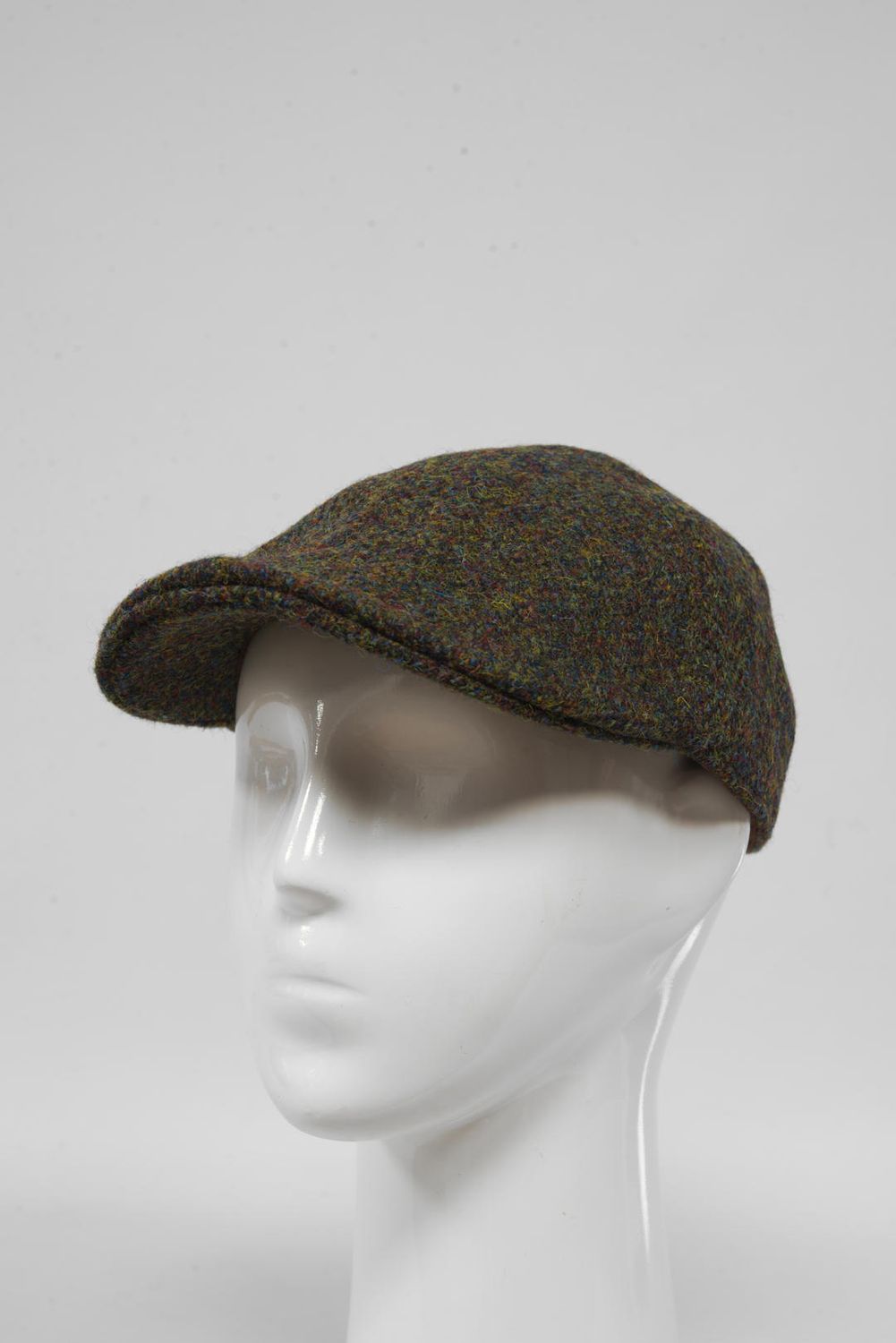 Harris Tweed Duck Bill Cap | Forest Green (HH)