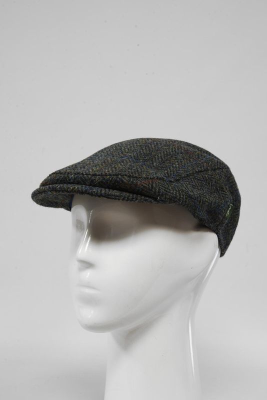 Harris Tweed Flat Cap | Blue HBwO/C (HH)