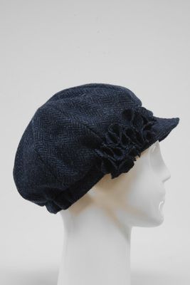 Harris Tweed Ladies Flower Hat | (HW) HB104