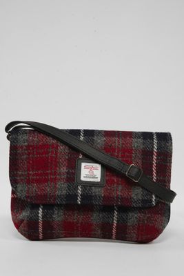 Harris Tweed Katie Bag | A0214 (Black Leather) (NL)