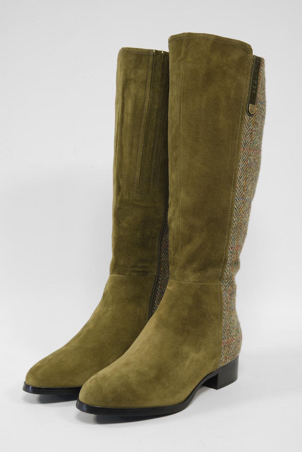 Harris Tweed Knee High Boots | HB55