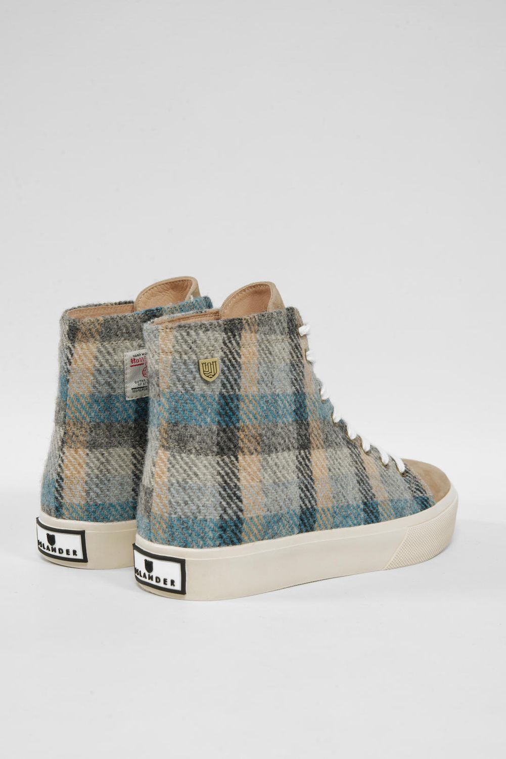 Harris Tweed Blair Trainers Islander Check