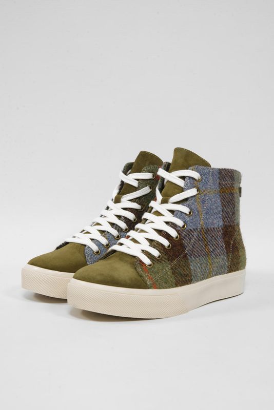 Harris Tweed Blair Trainers | Macleod Check