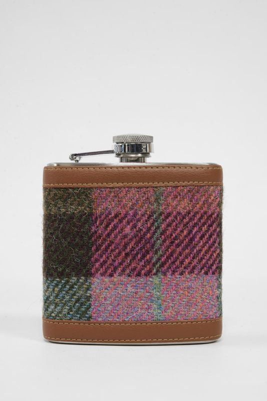 Harris Tweed Hip Flask | A0254