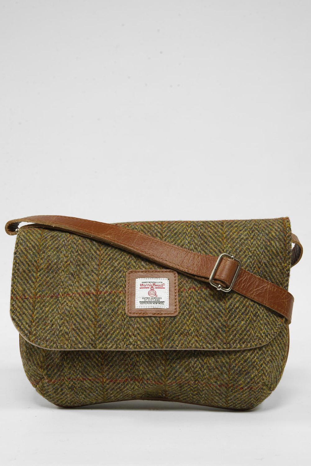 Harris Tweed Katie Bag | HB67 (Tan Leather)