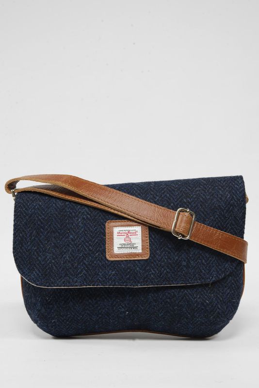 Harris Tweed Katie Bag | HB104 (Tan Leather)