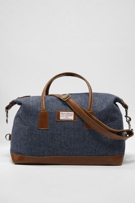 Harris Tweed Luggage Bag | HB81 (Tan Leather)