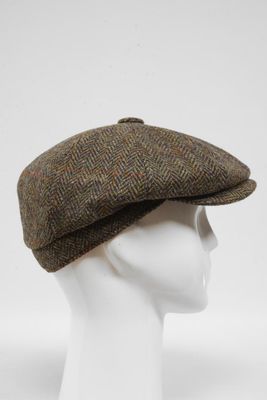 Harris Tweed 8 Piece Flat Cap | HB40 (HW)