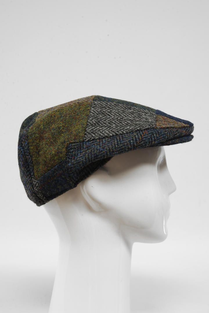 Harris Tweed Flat Cap | Patchwork (HW)