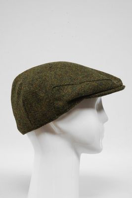 Harris Tweed Flat Cap | Woodland Green 1 (HW)