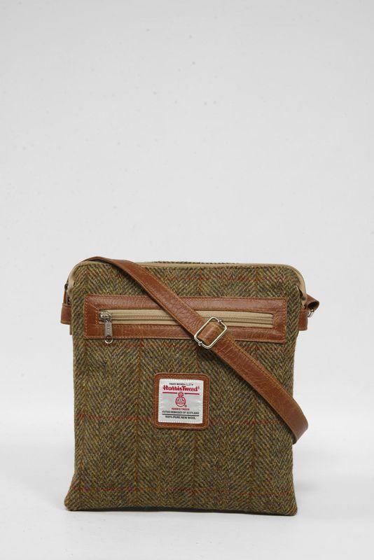 Harris Tweed St Clements Bag | HB67 (Tan Leather)