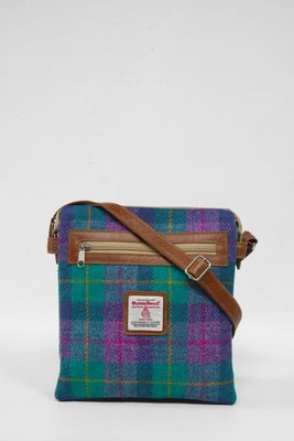 Harris Tweed St Clements Bag | A0222 (Tan Leather)