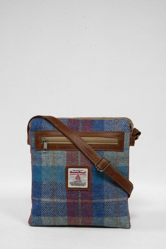 Harris Tweed St Clements Bag | A0226 (Tan Leather)