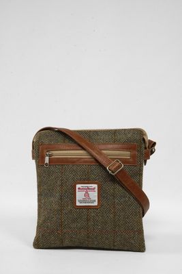 Harris Tweed St Clements Bag | HB55 (Tan Leather)