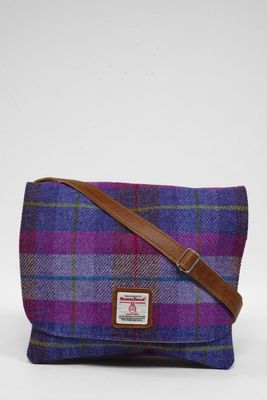 Harris Tweed Scalpay Bag | A0114 (Tan Leather)