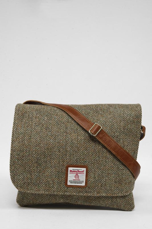 Harris Tweed Scalpay Bag | HB52 (Tan Leather)