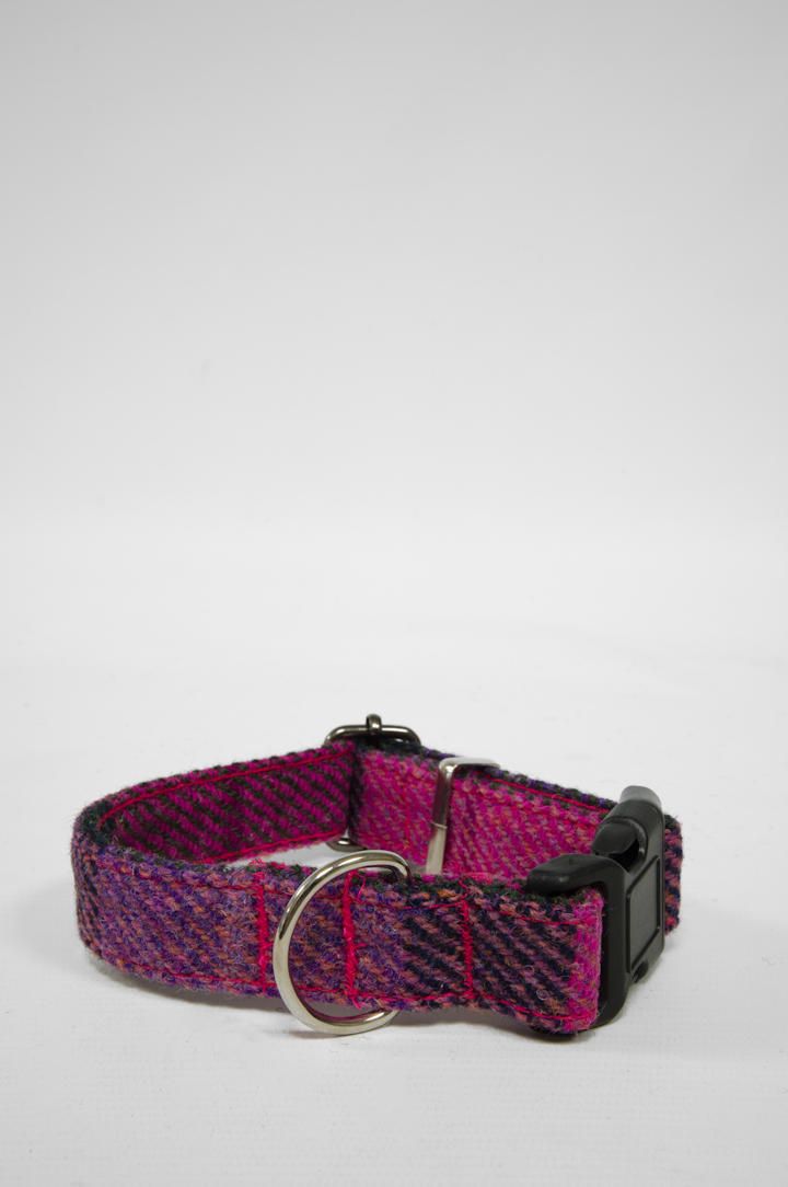 Harris Tweed Dog Collar | A257 (Clip)