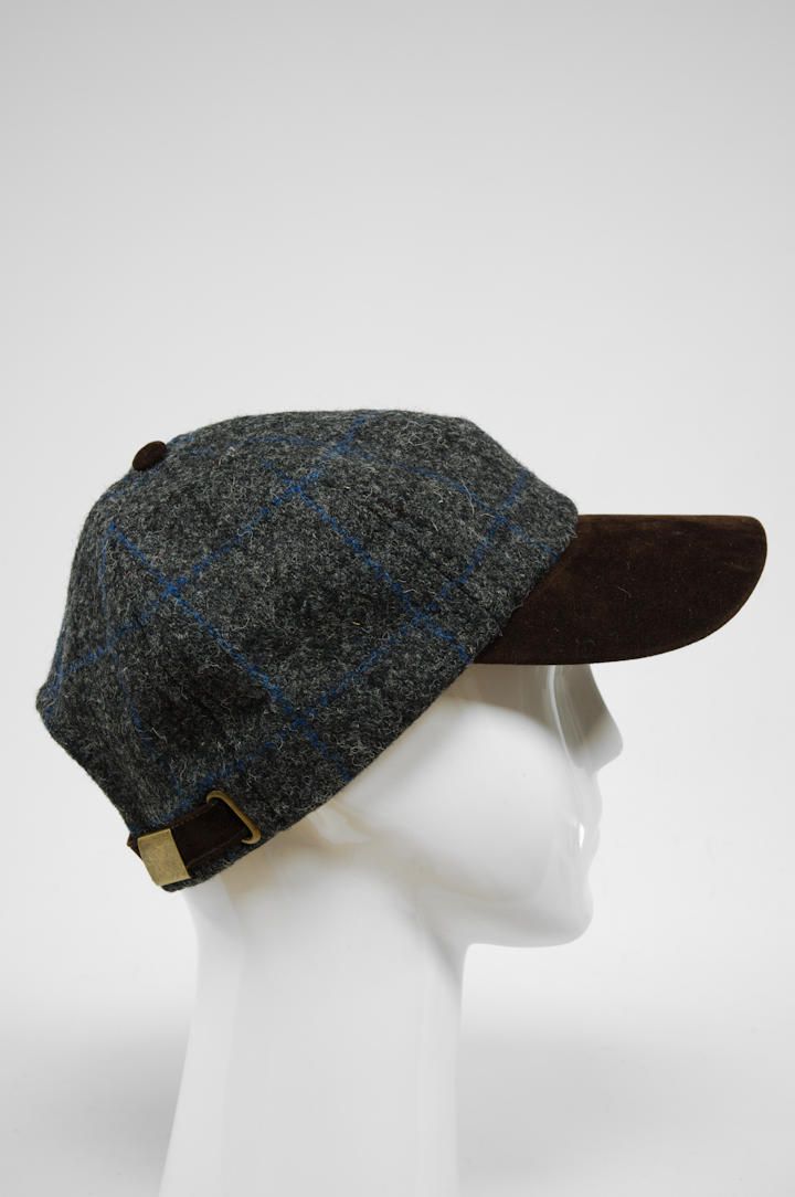 Harris Tweed Baseball Cap | A0255 (H/W)