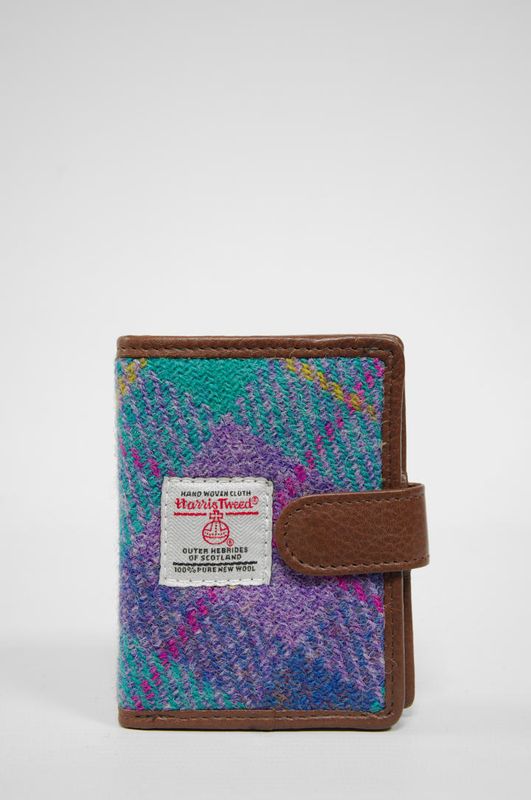 Harris Tweed Henry Wallet | A0222 (C) Brown Leather