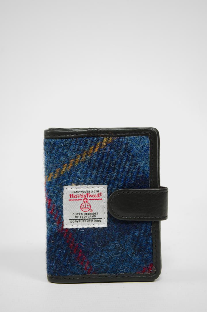 Harris Tweed Henry Wallet | A075 (C) Brown Leather
