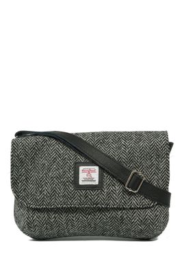 Harris Tweed Katie Bag | HB1 (Black Leather)