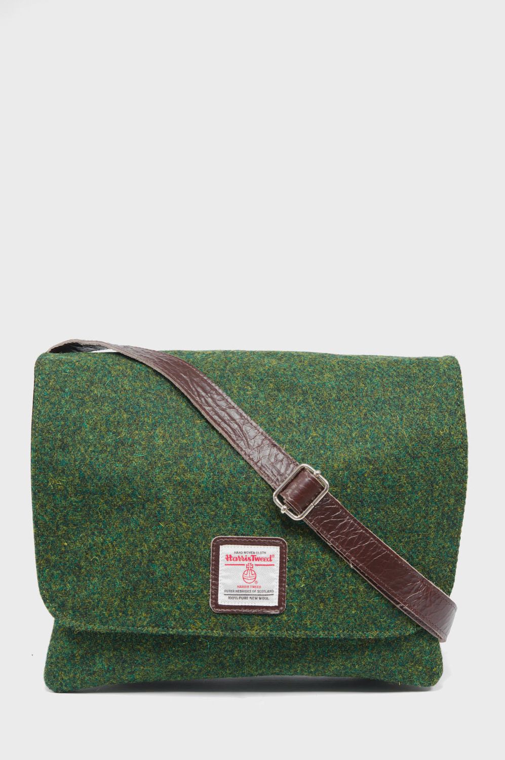 Harris Tweed Scalpay Bag | 352 (Brown Leather)