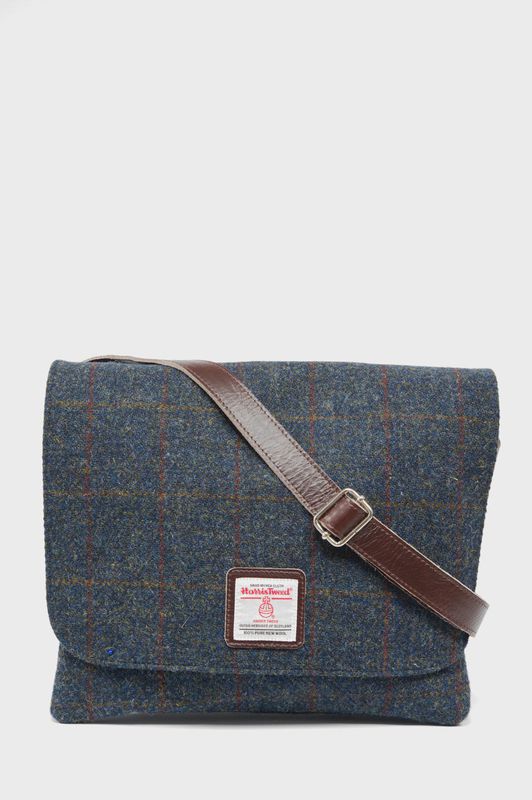 Harris Tweed Scalpay Bag | A0239 (Brown Leather)