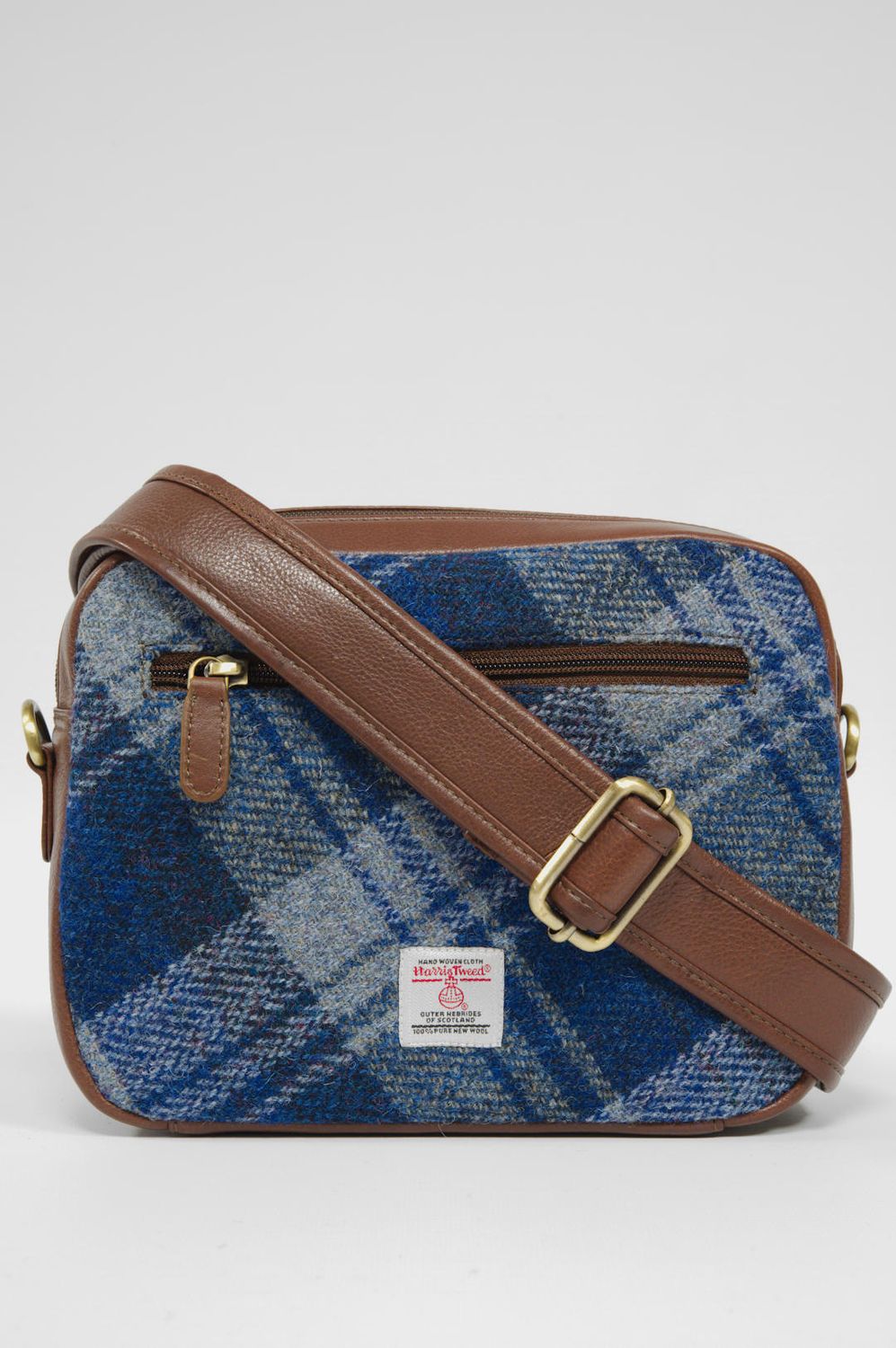 Harris Tweed Small Camera Bag | A0237 (C) (Brown)