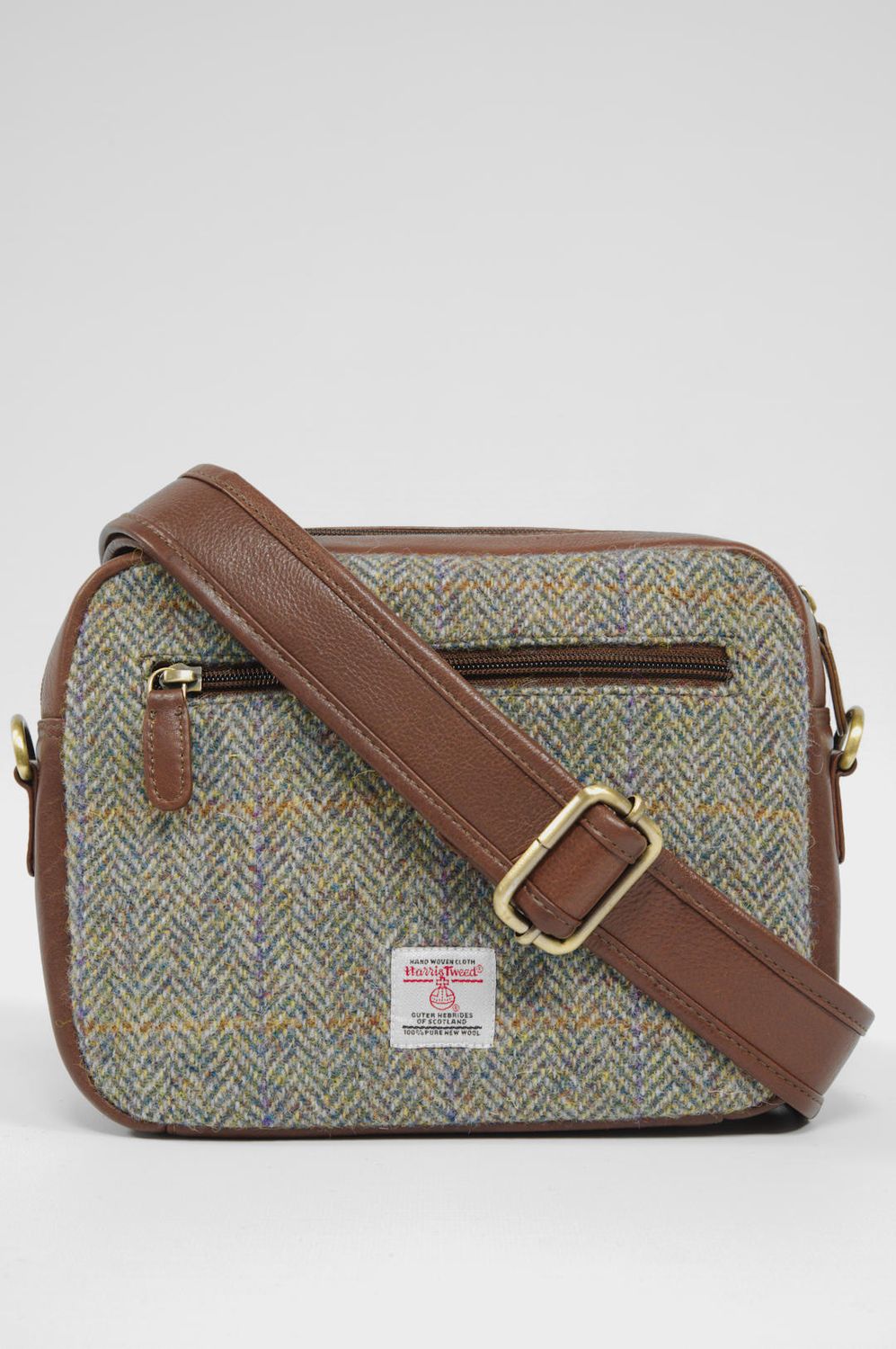 Harris Tweed Small Camera Bag | HB107 (Brown)