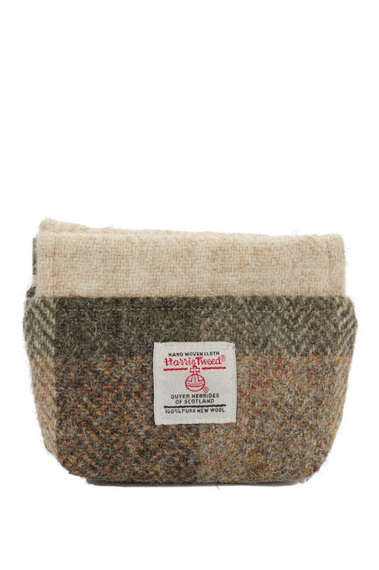 Harris Tweed Snap Coin Purse | HB155 Oatmeal
