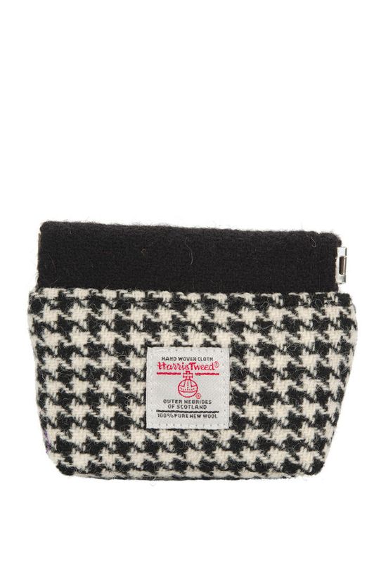 Harris Tweed Snap Coin Purse | HO63 Black