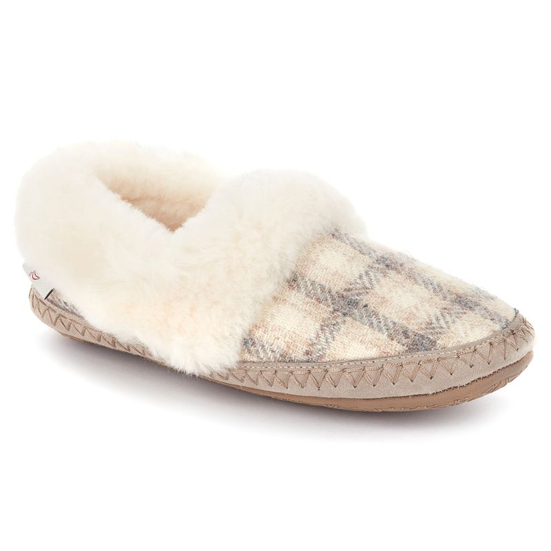 Harris Tweed Diana Slippers | Cream Check