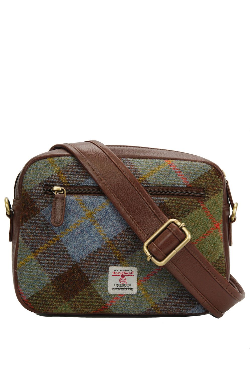 Harris Tweed Small Camera Bag | A017 (C) (Brown)