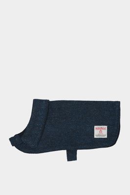 Harris Tweed Cosy Dog Coat | Navy Herringbone Prices From
