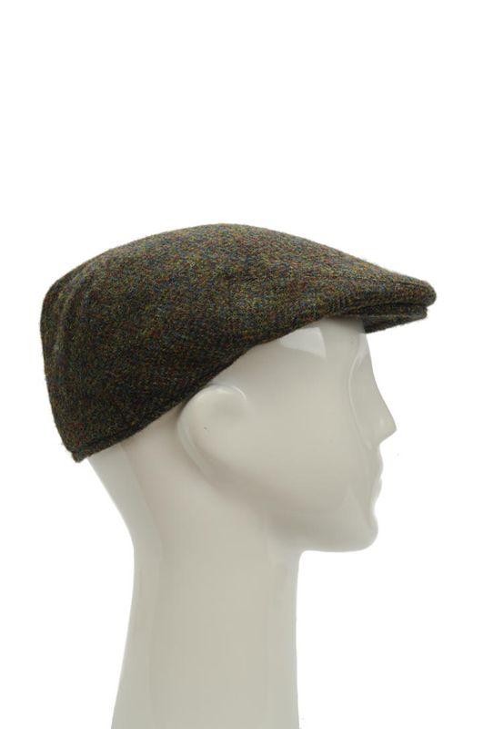 Harris Tweed Flat Cap | Green Mix HB Stornoway (2016) (FW)