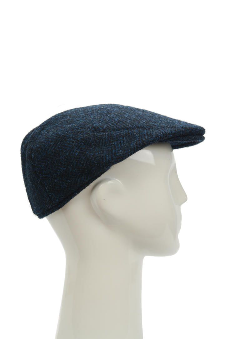 Harris Tweed Flat Cap | NavyHB Stornoway (3302) (FW)