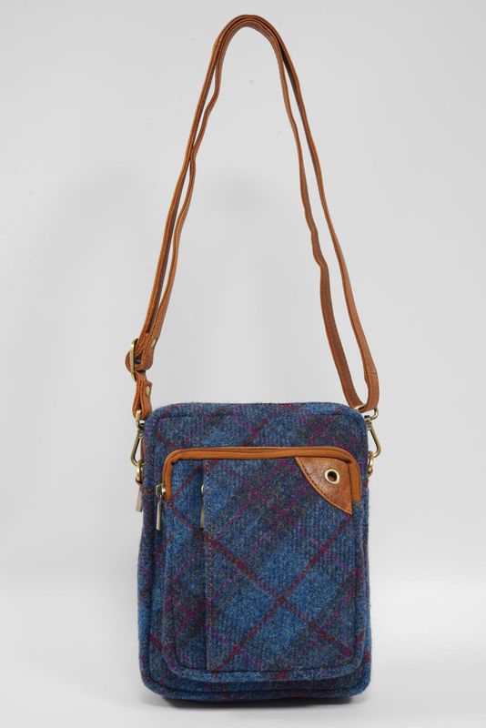 Harris Tweed Harris Bag | A0174 (C) (Tan Leather)