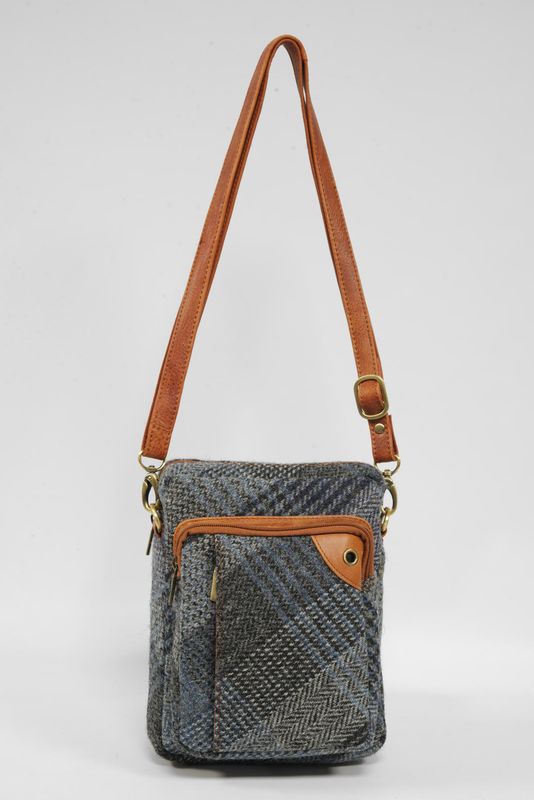 Harris Tweed Harris Bag | A0178 (C) (Tan Leather)