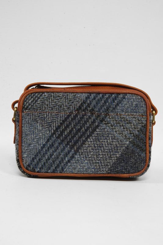 Harris Tweed Eilidh Bag | A0178 (C) (Tan Leather)