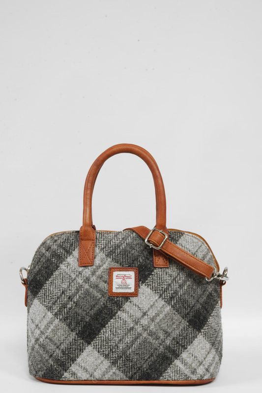 Harris Tweed Celtic Bag | A0235 (C) (Tan Leather)