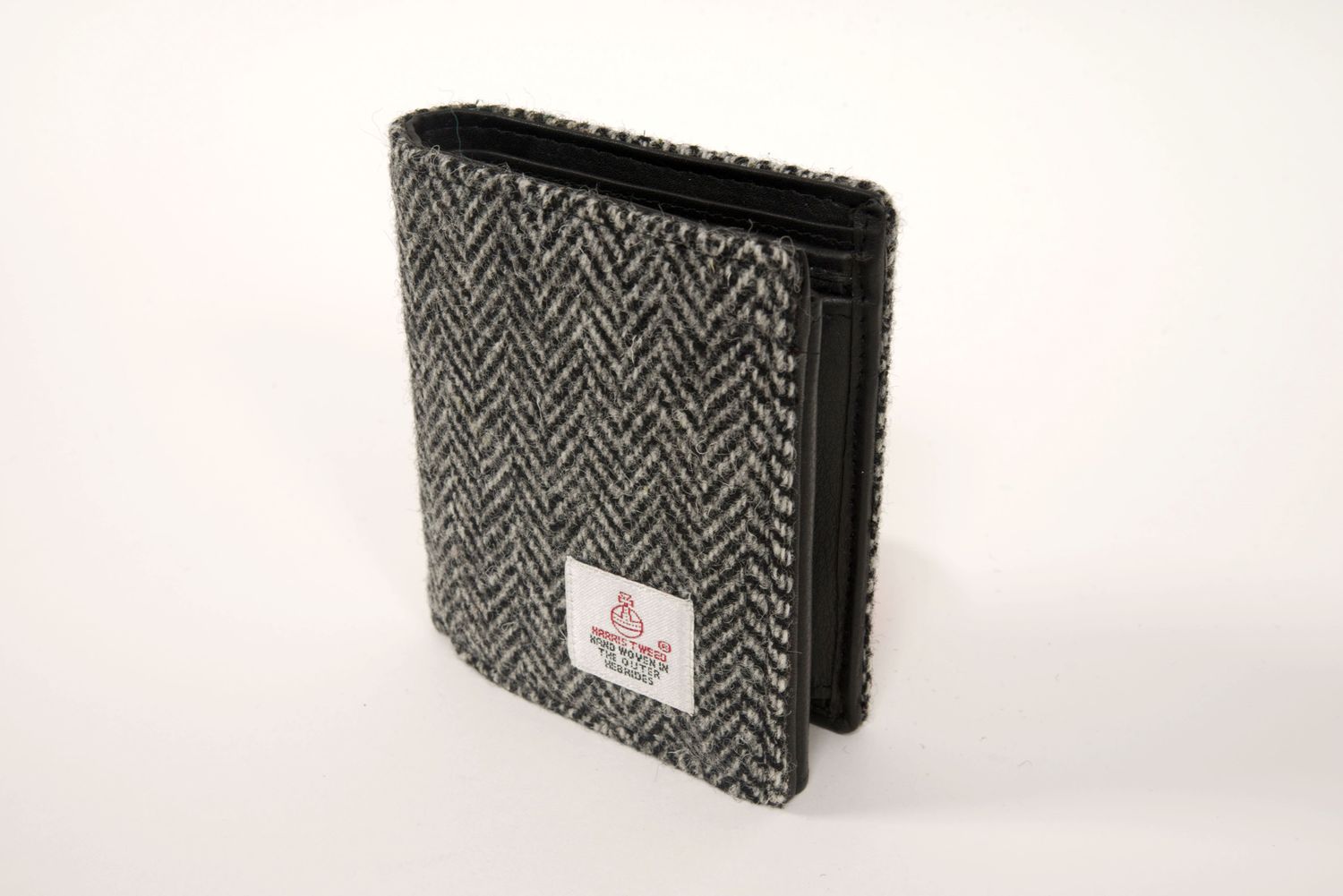 Harris Tweed Callum Wallet | HB1 (Black Leather)
