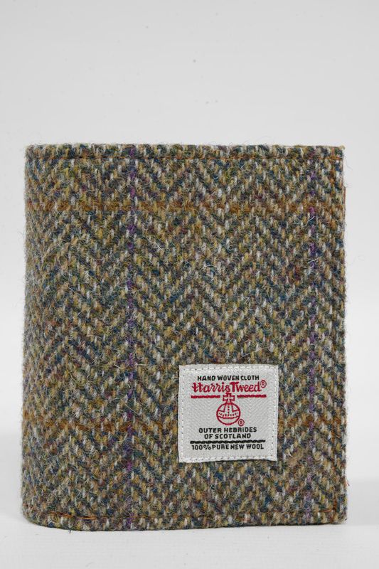Harris Tweed Callum Wallet | HB107 (Tan Leather)