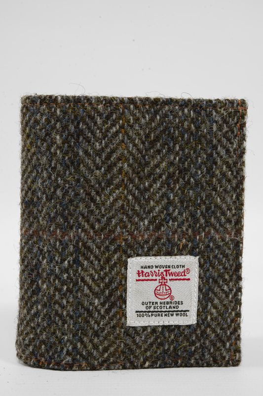 Harris Tweed Callum Wallet | HB125 (Tan Leather)