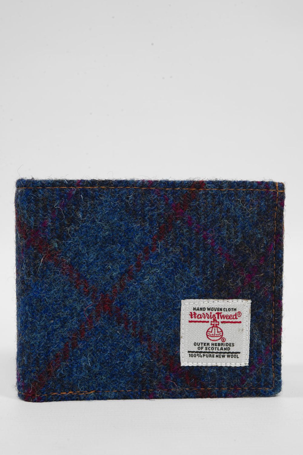 Harris Tweed Iain Wallet | A0174 (C) Tan Leather