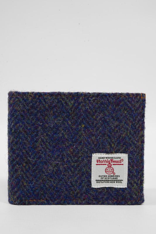Harris Tweed Iain Wallet | HB116 Tan Leather
