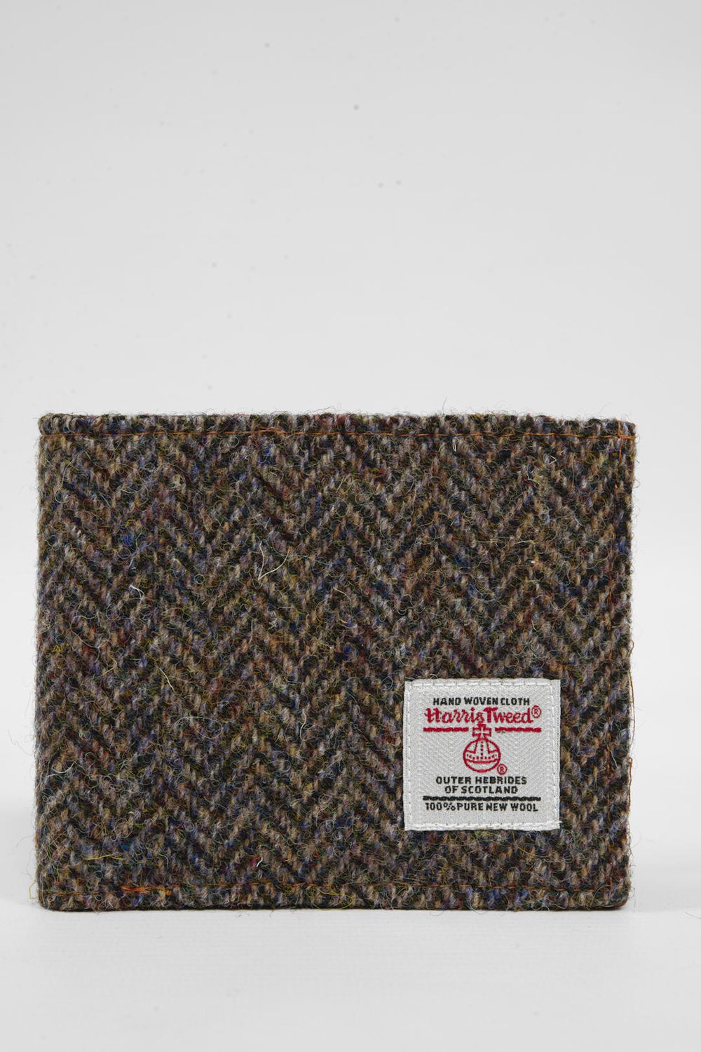 Harris Tweed Iain Wallet | HB61 Tan Leather