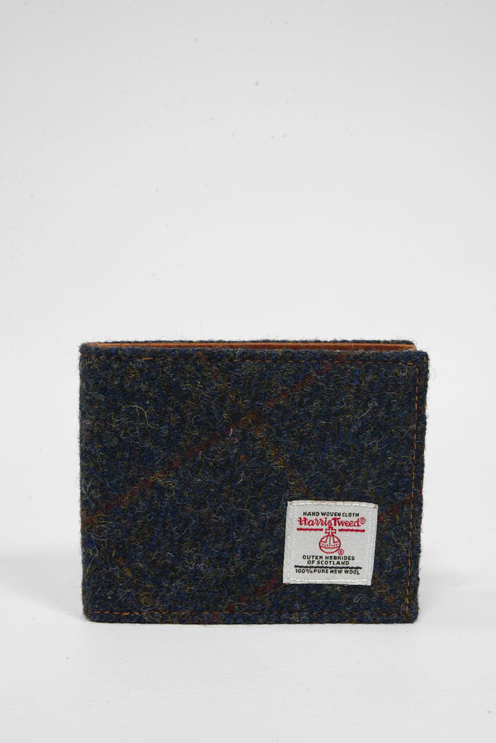 Harris Tweed Iain Wallet | A0239 (C) Tan Leather