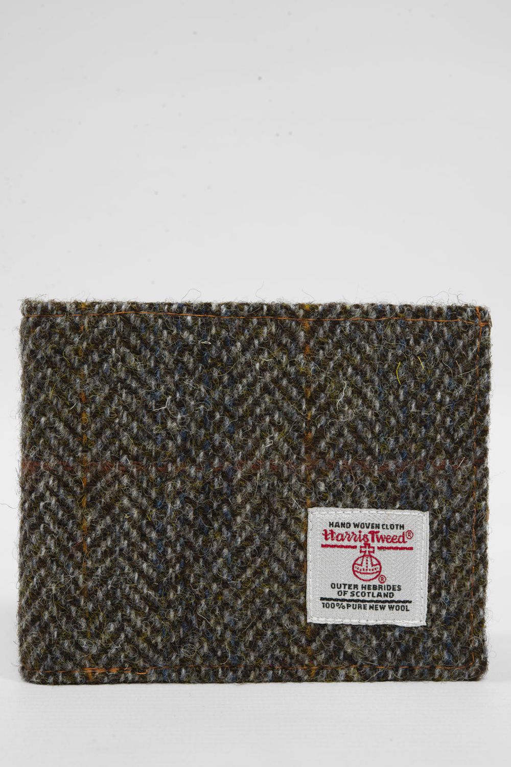 Harris Tweed Iain Wallet | HB125 Tan Leather