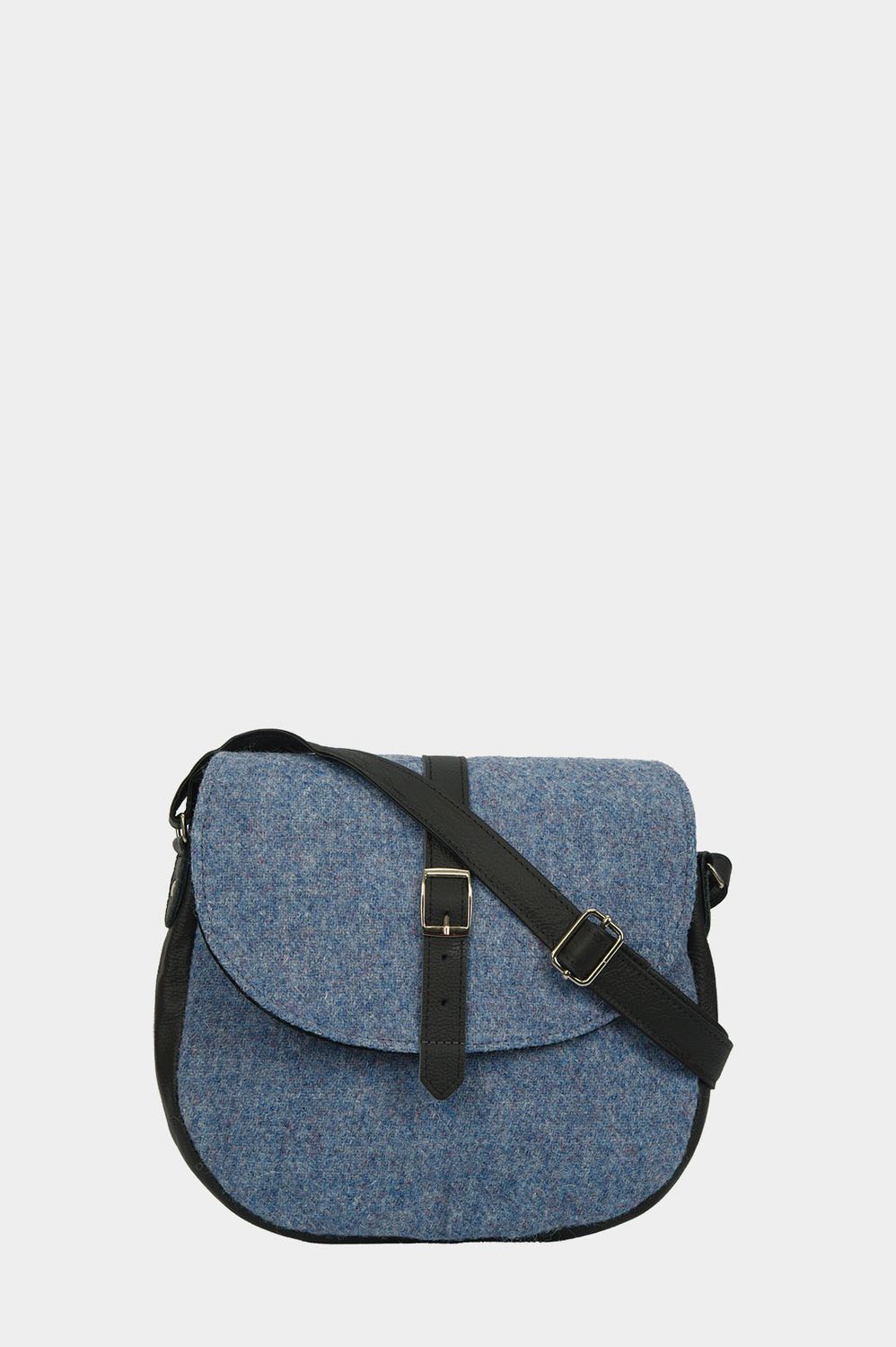 Harris Tweed Catriona Bag | 228 (Black Leather)