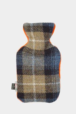 Harris Tweed Small Hot Water Bottle | A072 Orange Fleece